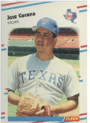 1988 Fleer Update Baseball Cards       062      Jose Cecena